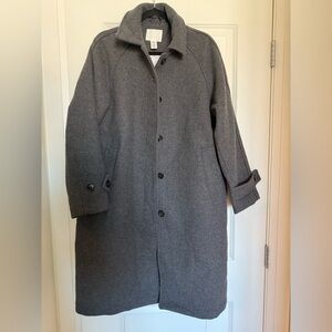 H&M Charcoal Trench Coat